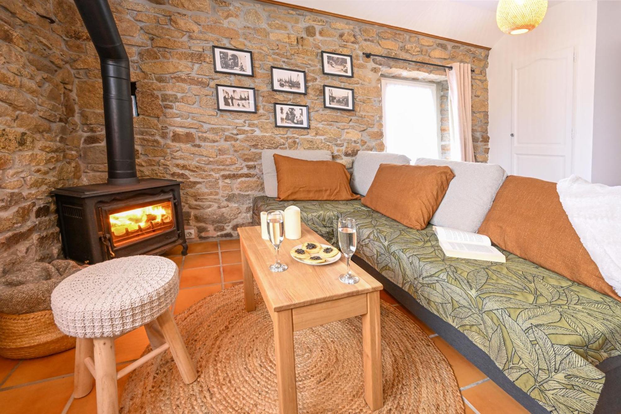 Ker Gana Sauna, Jacuzzi, Poele A Bois Plourin  Dış mekan fotoğraf